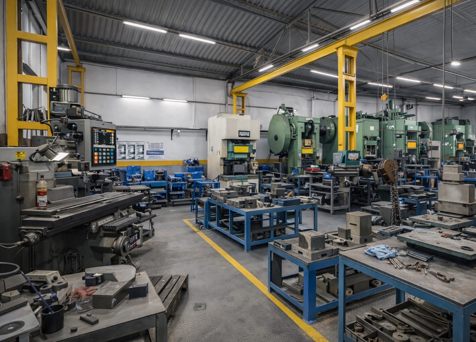 Technomech Engineers integrated toolroom and press-shop production area