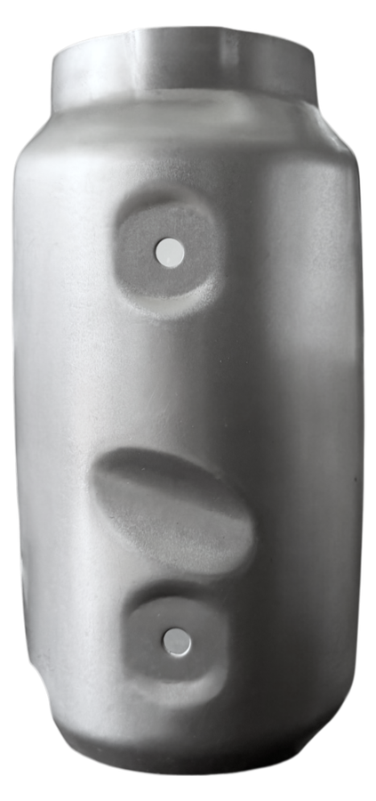 Dimpled heat-shield mounting bracket