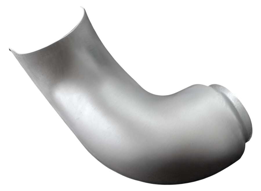 Deep-drawn elbow pipe