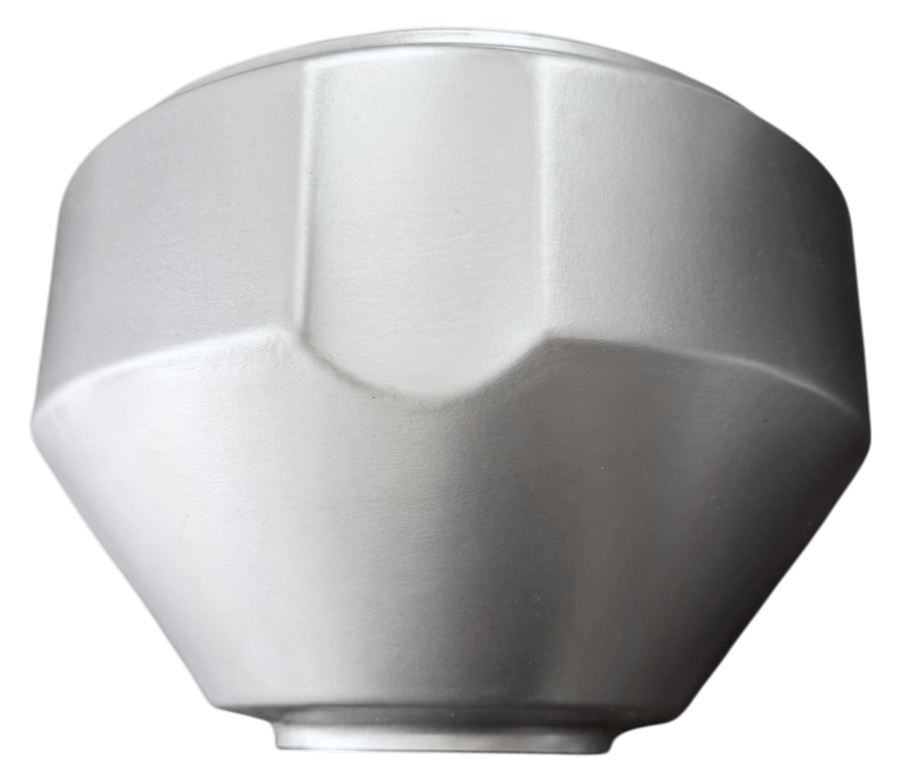 Multi-faceted deep-drawn shell