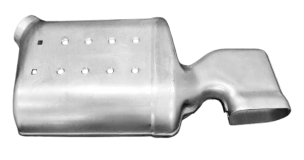 Deep-drawn exhaust housing shell